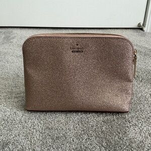 Kate Spade Lola Glitter Small Dome Cosmetic Bag